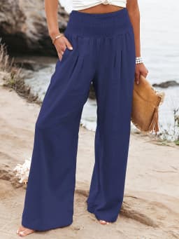 Spring and summer new fashion women's casual pants, casual style, comfortable mid waist pants for women