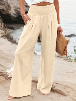 Spring and summer new fashion women's casual pants, casual style, comfortable mid waist pants for women