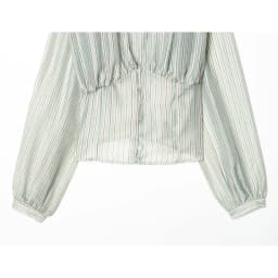 Women's Striped Shirt wirh Fit Waist Spring Summer V Neck Long Sleeve Button Women Shirts Female Chic Tops