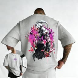 2026 New Dragon Ball Anime T-shirt 2026 Summer New Majin Buu Printed Men's and Women's Trendy Versatile Casual Short Sleeve Top