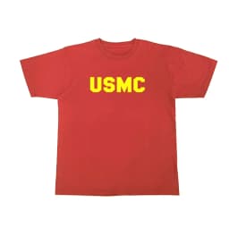 USMC Physical Training Printed Loose Large-Sized Short-Sleeved Casual Military Fan Cotton T-Shirt