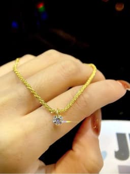 Elegant Fashion 0.5 Carat Brilliant Round Moissanite Diamond Bracelet For Women Engagement Wedding Luxury Jewelry