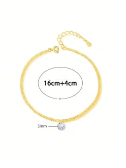 Elegant Fashion 0.5 Carat Brilliant Round Moissanite Diamond Bracelet For Women Engagement Wedding Luxury Jewelry