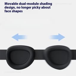 Dreamlight 3D Travel Eye Mask Sleep Blackout 3D Stereoscopic Sleep Aid Portable Soft Paded Sleep Rest Relax Aid Cover Blindfold