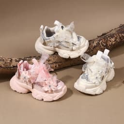 Spring 2026 Toddler Girls Sport Shoes Bling Soft Sole Breathable Outdoor Tennis Fashion Kids Sneakers Children Shoes