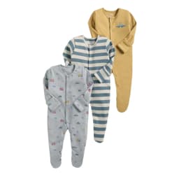 3Pcs/Lot Newborn Cotton Baby Romper Spring Boys Girls Baby Clothes Cartoon Long Sleeve Pajamas Infant 0-12Months Ropa Bebe