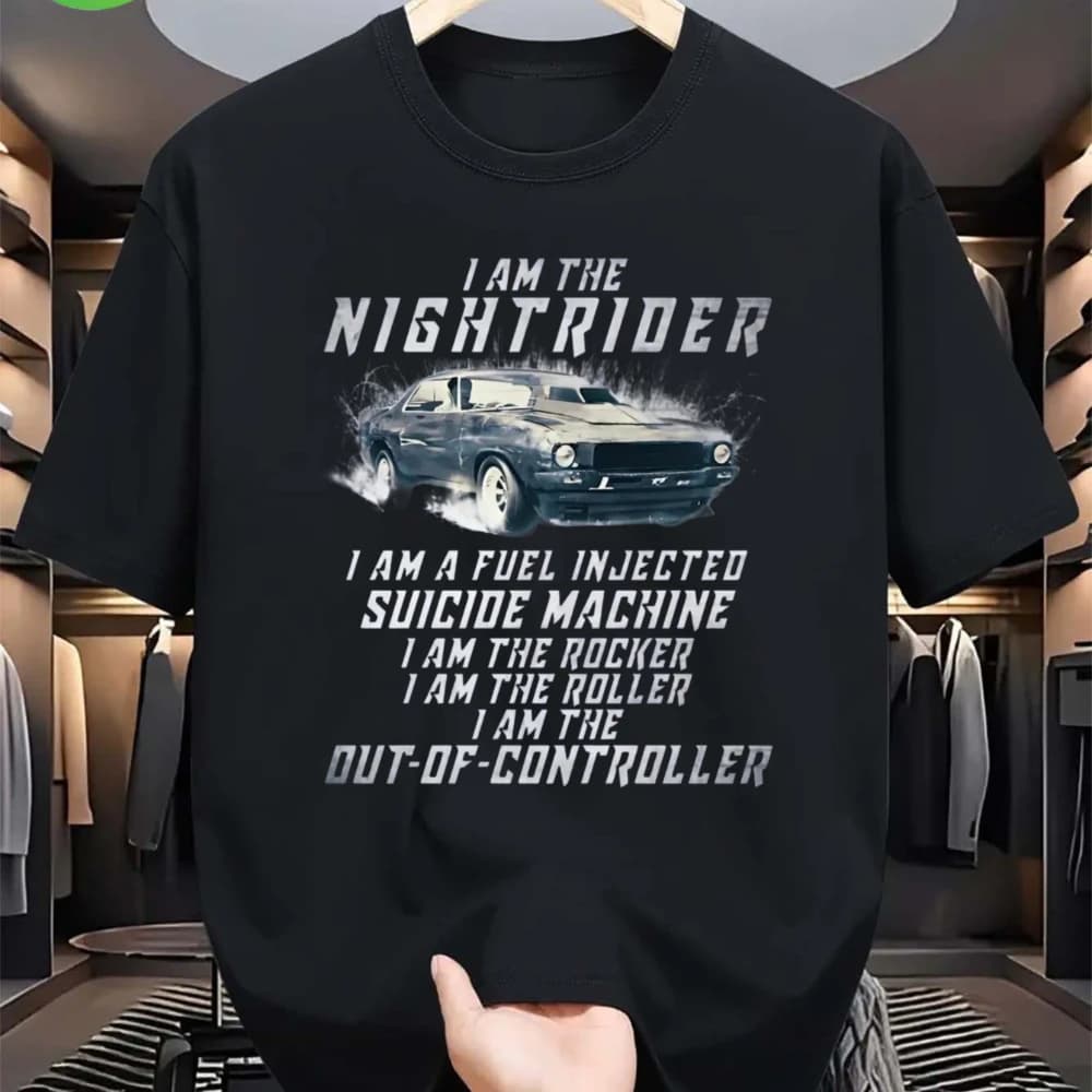Unisex T-Shirt Inspired By Mad Max Beyond Featuring The Night Rider and Toecutter Car Graphic A Replica of Iconic Movie Costumes