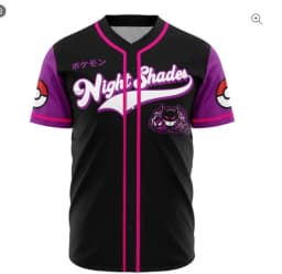 Pokemon Baseball Jersey 2026 New Kids/Adults Quick Drying T-shirt Suitable for Daily and Training Wear Family Matching Y2K