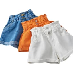 Korean Style Kids Girls Jeans Shorts1-7Y Children Short Girls Summer Clothing Cotton Soft Fashion Denim Shorts Clothes Baby Girl