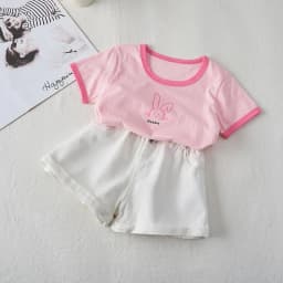 Korean Style Kids Girls Jeans Shorts1-7Y Children Short Girls Summer Clothing Cotton Soft Fashion Denim Shorts Clothes Baby Girl