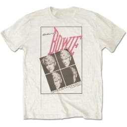 David Bowie Classic Rock Cool Portrait Theme Soft Cotton T-Shirt Breathable 100% Cotton Casual Streetwear Top