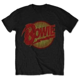 David Bowie Classic Rock Cool Portrait Theme Soft Cotton T-Shirt Breathable 100% Cotton Casual Streetwear Top