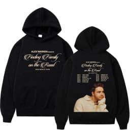 Alex Warren Finding Family on The Road 2026 World Tour Hoodies Sweatshirts Men Women Fashion High Quality Retro Oversized Hoodie