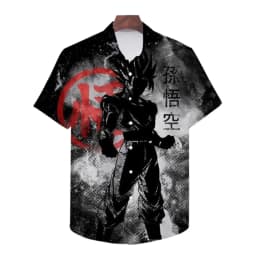 Dragon Ball Shirt Men Super Saiyan Shirt Men Summer Fashion Hawaiian Short Sleeve