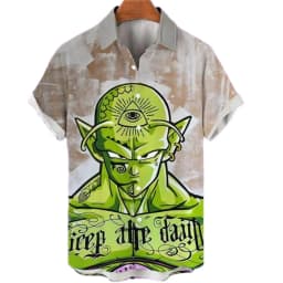 Dragon Ball Shirt Men Super Saiyan Shirt Men Summer Fashion Hawaiian Short Sleeve