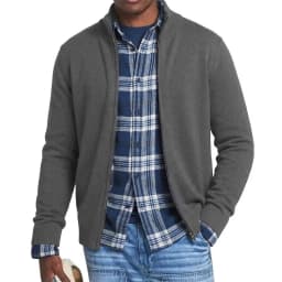 New Men's Casual Knitted Cardigan Sweater Jacket Spring Work Jumper Zip Up Coats Long Sleeve Pullover Solid Gym Sweatshirts Man