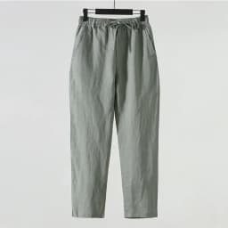 Solid Color Linen Pants Men's Loose Cotton Linen Casual 9 Points Pants Spring Summer Home Straight Soft Comfortable Trousers
