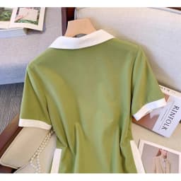 Plus Size Women's Summer Fashion Short Sleeve Dress A-Line Office Lady New Arrival Trendy Comfortable Breathable