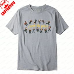 The Pitt Fan Tshirt I Love Da Pitt Cute Cast Design Medical Drama Tops TV Show Fan Tee Retro Simple Kawaii Clothes for Women