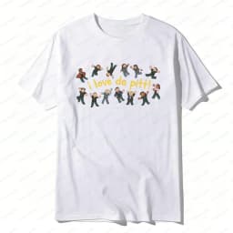 The Pitt Fan Tshirt I Love Da Pitt Cute Cast Design Medical Drama Tops TV Show Fan Tee Retro Simple Kawaii Clothes for Women