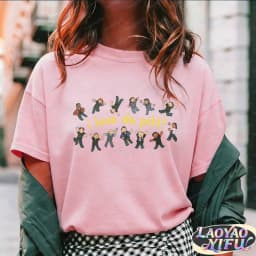The Pitt Fan Tshirt I Love Da Pitt Cute Cast Design Medical Drama Tops TV Show Fan Tee Retro Simple Kawaii Clothes for Women