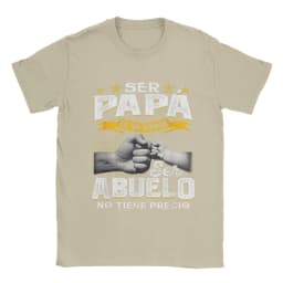 Ser Papa ES Un Honor Ser Abuelo No Tiene Precio Men's T Shirts Spanish Grandfather Grandpa Crazy Tees Short Sleeve Tops
