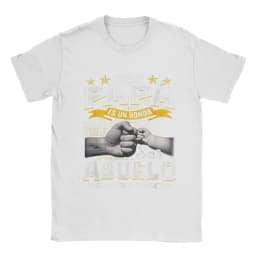 Ser Papa ES Un Honor Ser Abuelo No Tiene Precio Men's T Shirts Spanish Grandfather Grandpa Crazy Tees Short Sleeve Tops