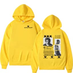 Rapper XXXTentacion Tour 2026 Graphic Hoodie Men's Hip Hop Gothic Pullover Sweatshirt Man Long Sleeve Vintage Hooded Streetwear