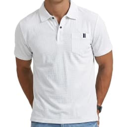 Men's Premium Lightweight Lapel Polo Shirt Summer QuickDry Performance Tops Luxury Breathable Athletic Gym Tee for Modern Casual