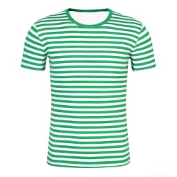 Summer Multi-Colored Stripes T-Shirts 3D Print Men Women Casual Round Neck Short Sleeve T Shirt Top Harajuku Tees Men's Clothing