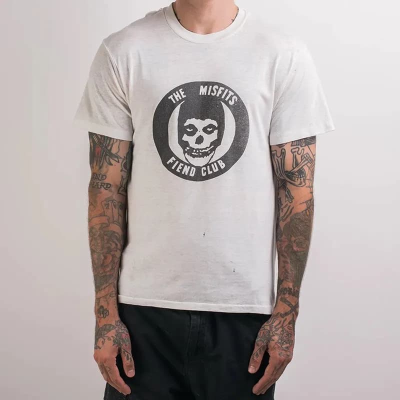 Misfits Band Rock Hardcore Punk Casual T-Shirt Men's and Women's Luxury Band Brand