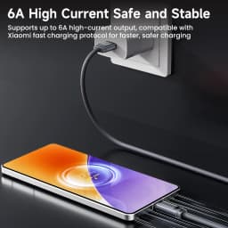 Toocki 120W USB C Cable Type C 6A Super Fast Charging 480Mbps 480Mbps Silicone For xiaomi 17 16Pro 15 Redmi K80 K60 Data Cable