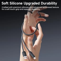 Toocki 120W USB C Cable Type C 6A Super Fast Charging 480Mbps 480Mbps Silicone For xiaomi 17 16Pro 15 Redmi K80 K60 Data Cable