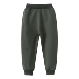 2-7T Autumn Spring Green Solid Children's Boys Sweatpants Fashion Sport Trousers Baby Drawstring Plain Full Pants