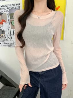 2026 Summer New Ice Silk Solid Color Loose Casual Top Thin Sun Protection Long Sleeve Women's T-Shirt Sesy See-through Tees