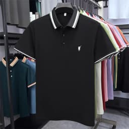 100% cotton luxury brand short sleeve polo shirt men new classic pony embroidery summer T-shirt high-end fashion casual Paul top