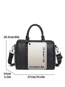 Men's Crossbody Bag - Black Sling Bag for Men, Large Capacity Shoulder Bag, Stylish Multifunctional Handbag, Casual Commuter Bag