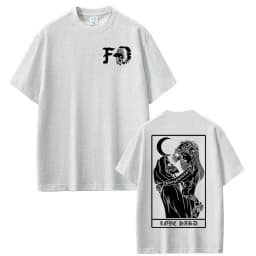 Forward Observations Group Skeleton Graphic T-shirt Men Women Fashion Vintage Oversized Casual Short Sleeve Tee Shirt Streetwear