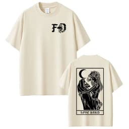 Forward Observations Group Skeleton Graphic T-shirt Men Women Fashion Vintage Oversized Casual Short Sleeve Tee Shirt Streetwear