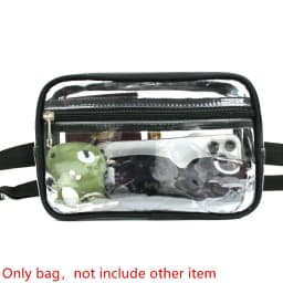 Waterproof Shoulder Bag Transparent Waist Bag Sport PVC Fanny Pack Coin Purse Phone Bag Woman Waist Packs Fishing