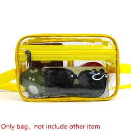 Waterproof Shoulder Bag Transparent Waist Bag Sport PVC Fanny Pack Coin Purse Phone Bag Woman Waist Packs Fishing
