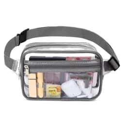 Waterproof Shoulder Bag Transparent Waist Bag Sport PVC Fanny Pack Coin Purse Phone Bag Woman Waist Packs Fishing