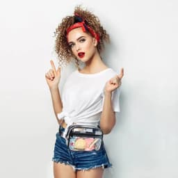 Waterproof Shoulder Bag Transparent Waist Bag Sport PVC Fanny Pack Coin Purse Phone Bag Woman Waist Packs Fishing
