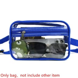 Waterproof Shoulder Bag Transparent Waist Bag Sport PVC Fanny Pack Coin Purse Phone Bag Woman Waist Packs Fishing