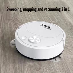 New USB Robotic Vacuum Cleaner Mopping 3-in-1 Intelligent Wireless Floor Sweeping Machine 1500Pa, Suitable for Home Office