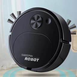 New USB Robotic Vacuum Cleaner Mopping 3-in-1 Intelligent Wireless Floor Sweeping Machine 1500Pa, Suitable for Home Office