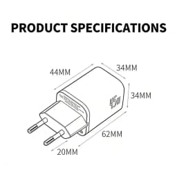 PD 45W TypeC GaN Charger For Phone Type-C Charger Super Fast Charging EU Plug