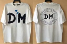 Vintage Rock Tops 1990 DEPECHE MODE World Violator Concert T-Shirt Casual Loose Short Sleeve Summer Cotton Print T-Shirt Unisex