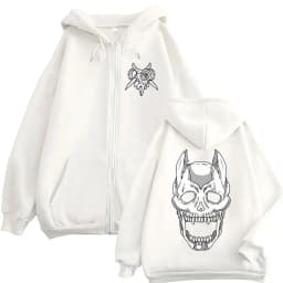 Anime Jojo Bizarre Adventure Kira Yoshikage Killer Queen Zipper Hoodies Men's Clothing Zip Up Hooded Sweatshirts Jackets Coats
