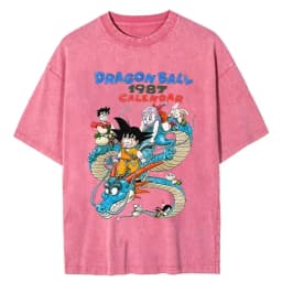 Men Streetwear Hip Hop Vintage Pink Tshirt Japanese Anime Dragon Ball Graphic T-Shirt Harajuku Summer T Shirt Cotton Tops Tees